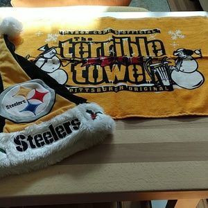steelers santa hat
